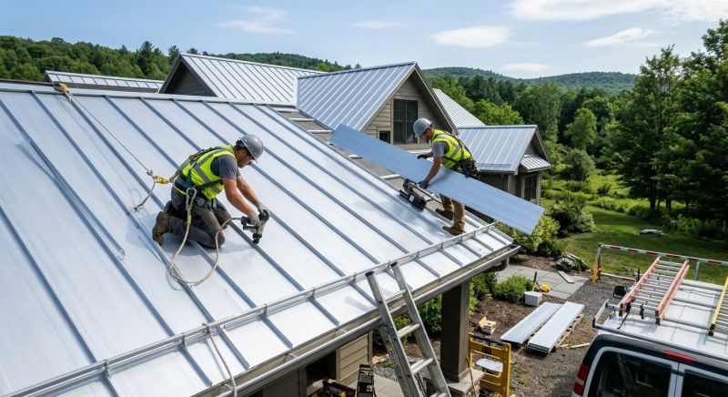 Aluminum Roof Installation in Williamsburg, VA