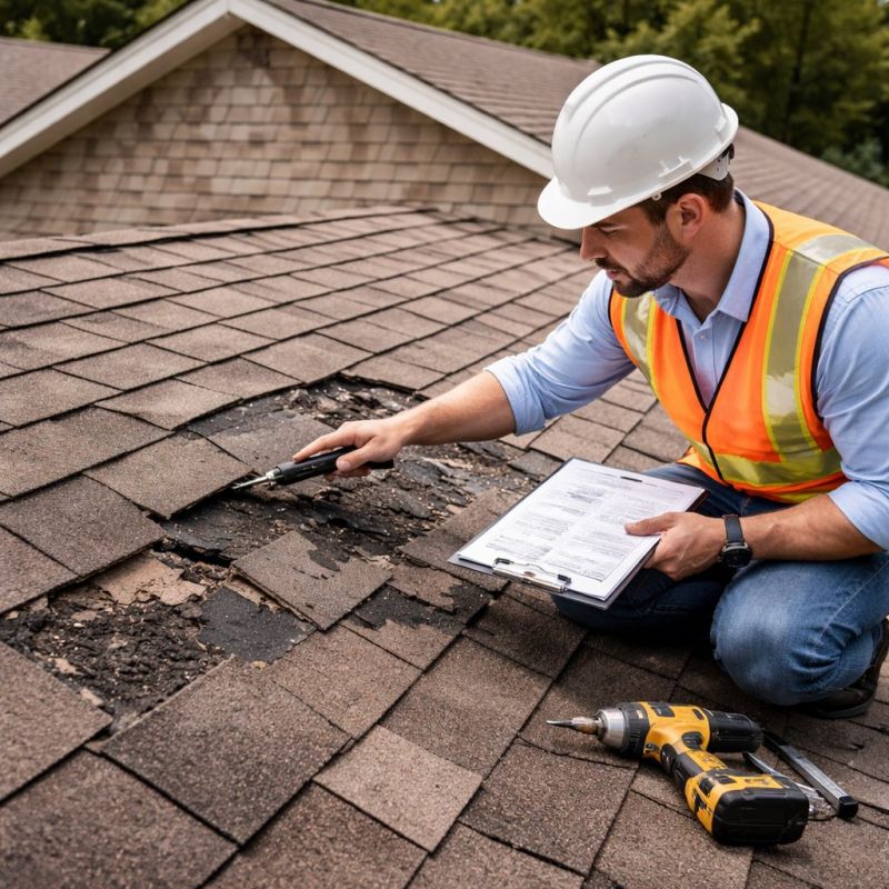 Asphalt Roof Inspection in Toano, VA