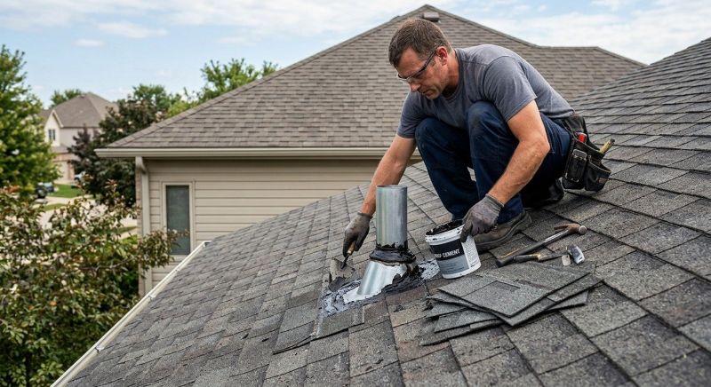 Asphalt Roof Leak Repair in Center Cross, VA