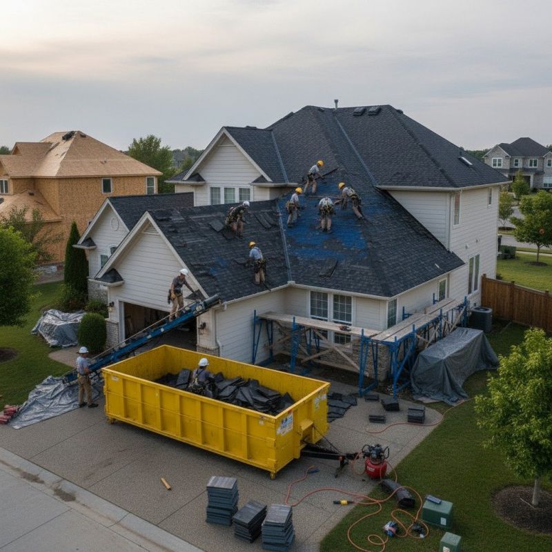 Asphalt Roof Replacement in Cardinal, VA