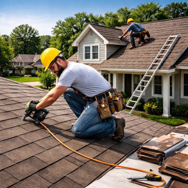 Asphalt Shingles Installation in Center Cross, VA