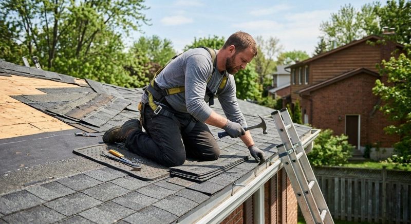 Asphalt Shingles Repair in Center Cross, VA