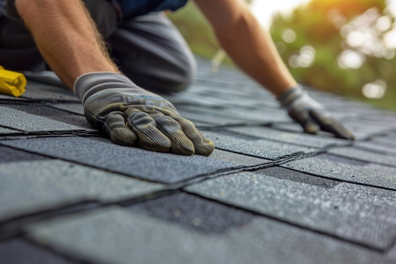 Asphalt Shingles Repair in Center Cross, VA