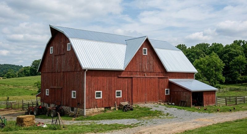 Barn Roof Replacement in Heathsville, VA