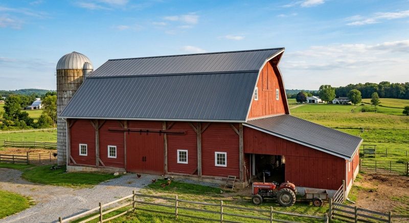 Barn Roof Replacement in Urbanna, VA