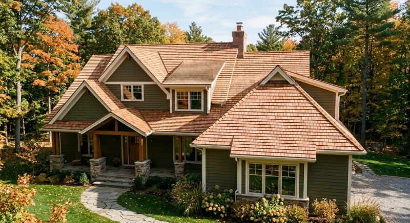 Cedar Roof Installation in James City County, VA