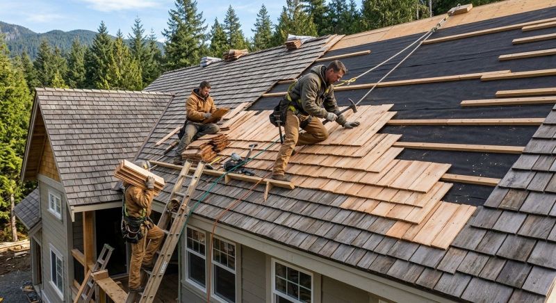Cedar Roof Installation in Mascot, VA