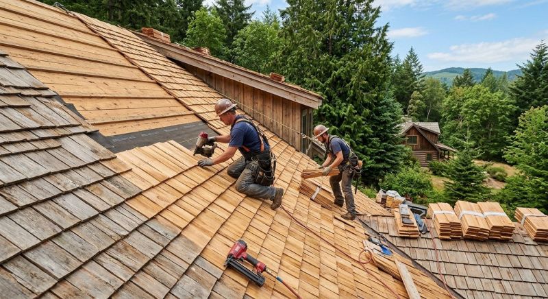 Cedar Roof Installation in Williamsburg, VA