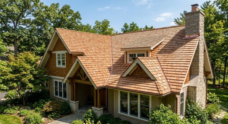 Cedar Shake Roof Construction in New Kent, VA