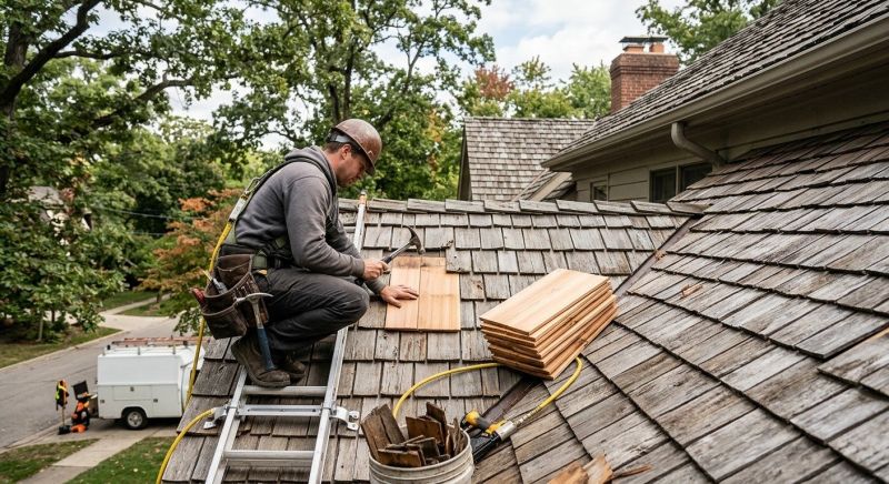 Cedar Shake Roof Repair in Gloucester, VA