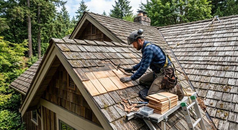 Cedar Shingles Repair in Lanexa, VA