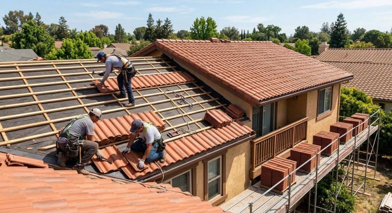 Clay Roof Installation in Toano, VA