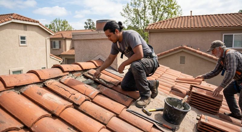 Clay Roof Leak Repair in Middlesex County, VA