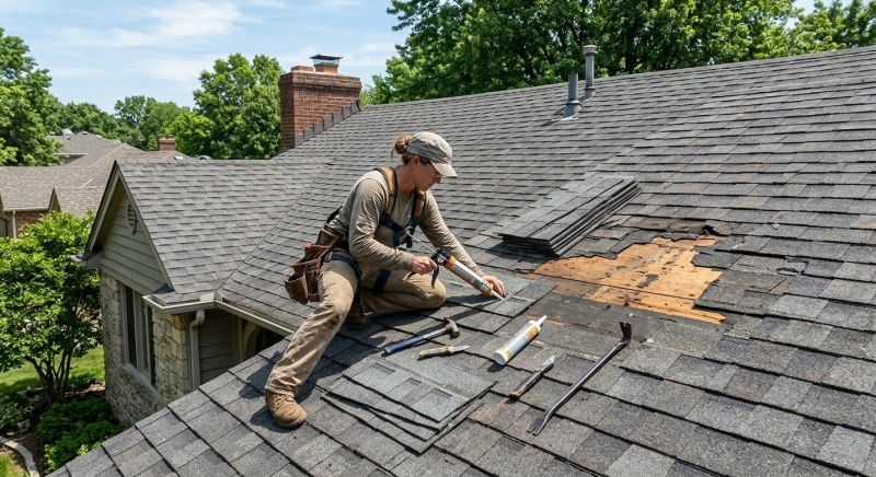 Composite Shingle Repair in Middlesex County, VA