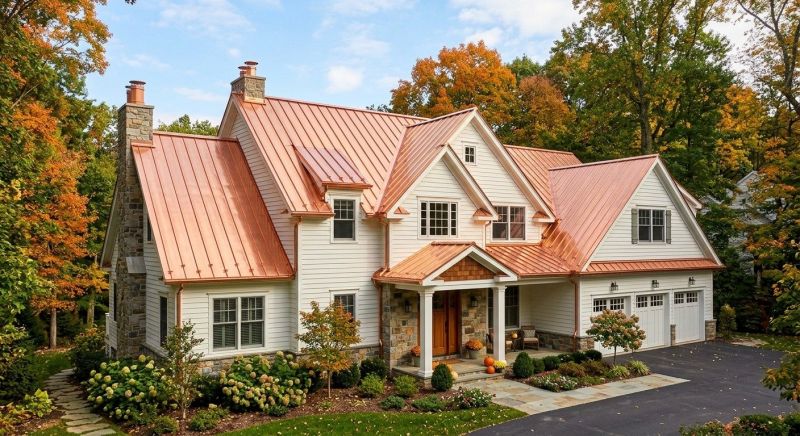 Copper Roof Replacement in Middlesex County, VA