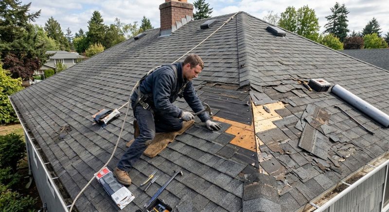 Damaged Roof Repair in Mathews, VA