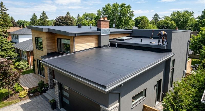 Epdm Roof Installation in Center Cross, VA