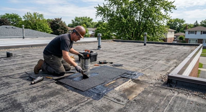 Flat Roof Repair in James City County, VA