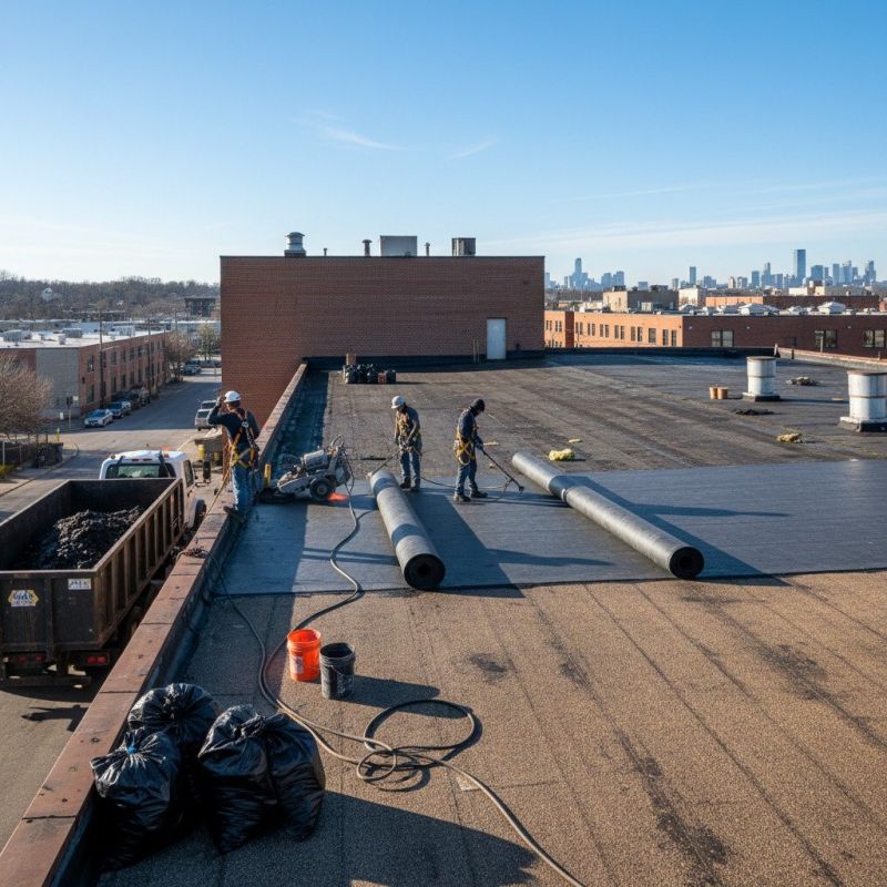 Flat Roof Replacement in Burgess, VA