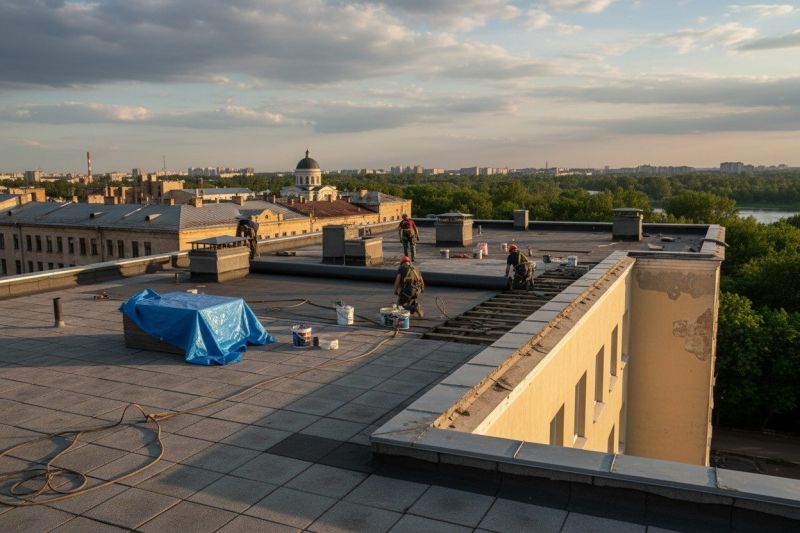 Flat Roof Replacement in Mascot, VA