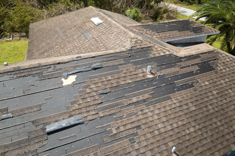 Hail Damage Roof Repair in Center Cross, VA
