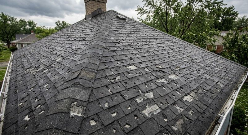 Hail Damage Roof Repair in Urbanna, VA