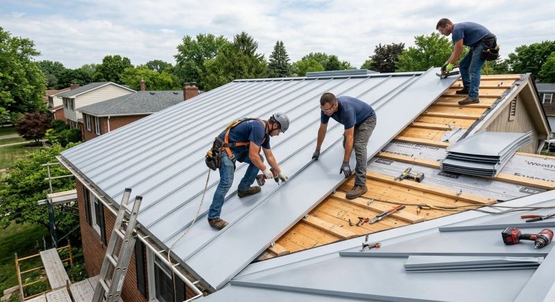 Metal Roof Installation in Lively, VA