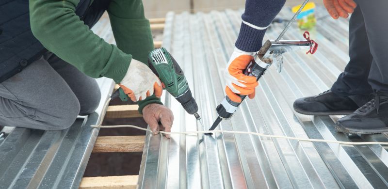 Metal Roof Repair in Hudgins, VA