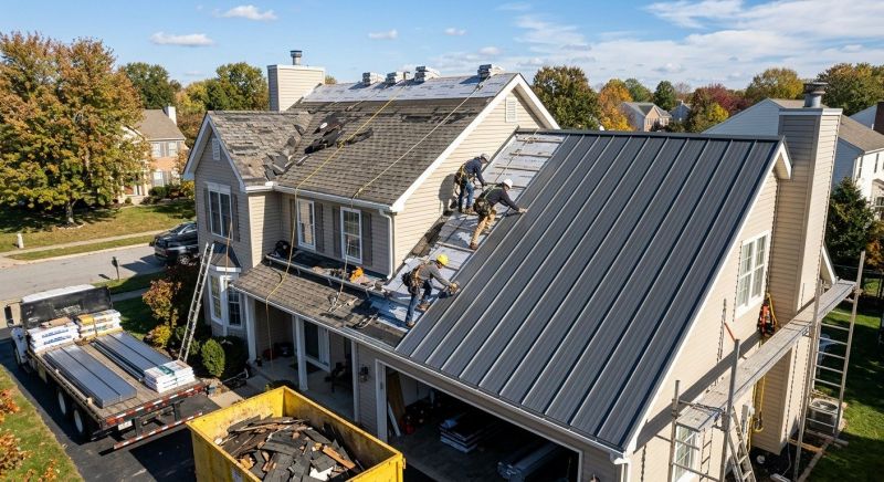 Metal Roof Replacement in James City County, VA
