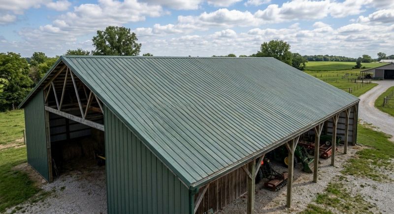 Pole Barn Roof Repair in Cardinal, VA