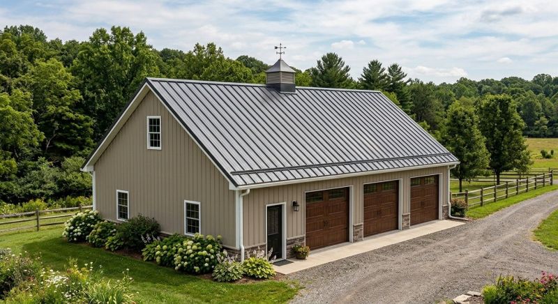 Pole Barn Roof Repair in James City County, VA