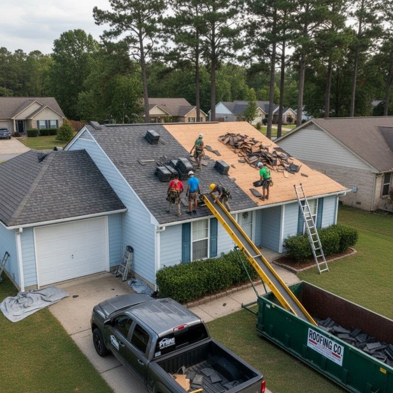 Residential Roof Replacement in Mathews, VA