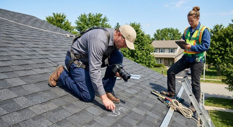 Roof Damage Inspection in James City County, VA