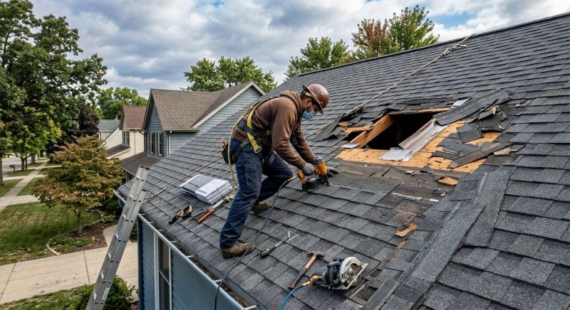 Roof Damage Repair in James City County, VA