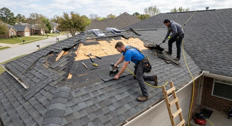Roof Damage Restoration in Hudgins, VA