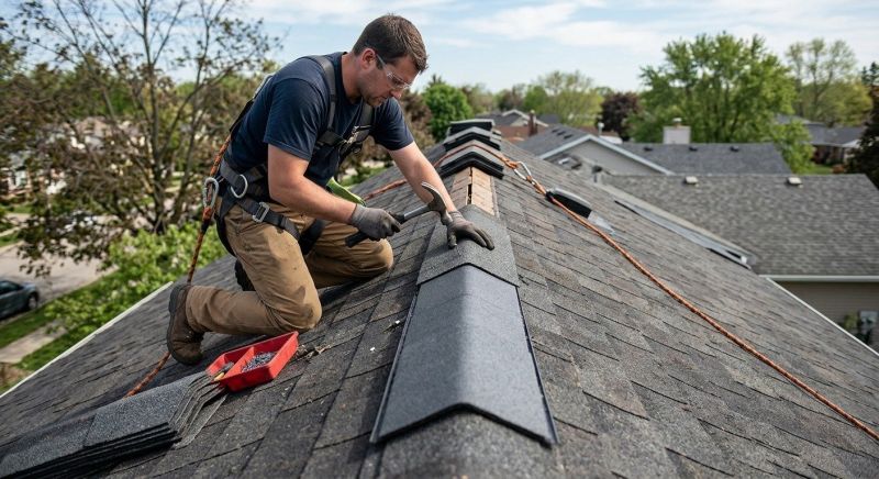 Roof Ridge Repair in Middlesex County, VA
