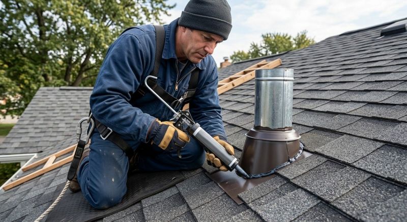 Roof Vent Flashing Repair in Middlesex County, VA