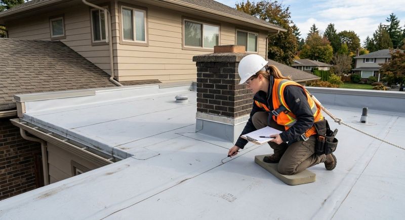 Rubber Roof Inspection in Middlesex County, VA