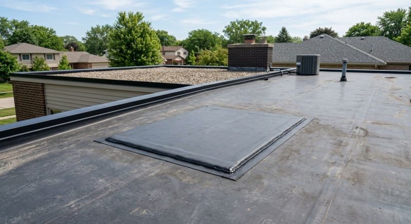 Rubber Roof Repair in Williamsburg, VA