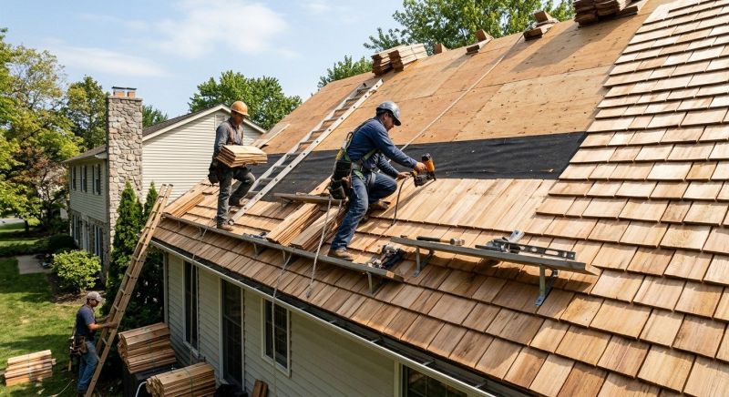 Shake Roof Replacement in Burgess, VA