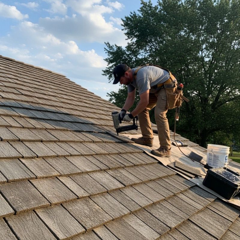Shake Shingle Repair in Hudgins, VA