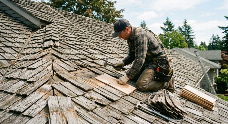 Shake Shingle Repair in Lancaster, VA