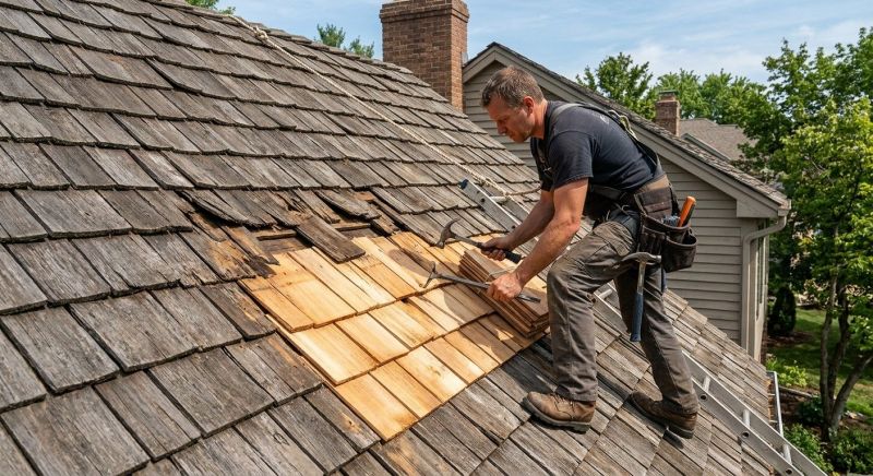 Shake Shingle Repair in Lanexa, VA