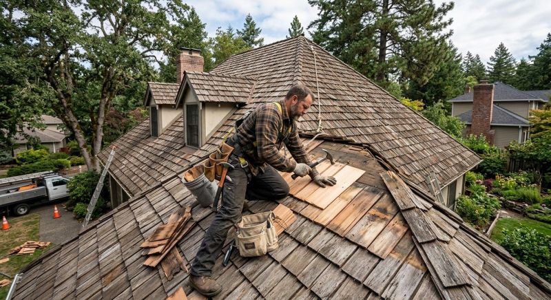 Shake Shingle Repair in Mascot, VA