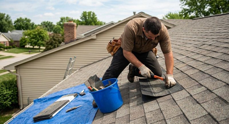 Shingles Repair in Center Cross, VA