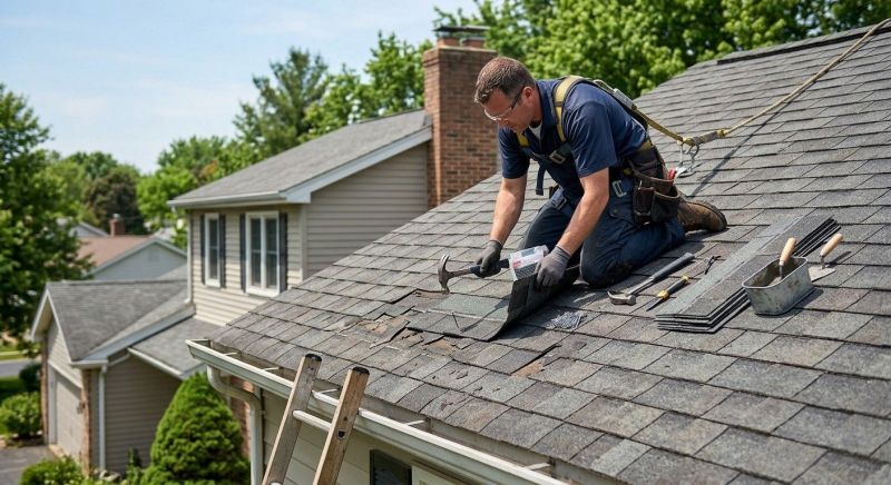 Shingles Repair in Center Cross, VA