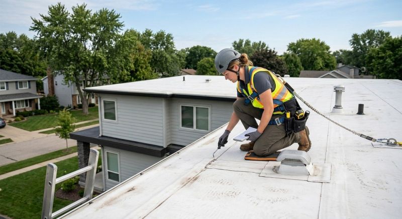 Single Ply Roof Inspection in Middlesex County, VA
