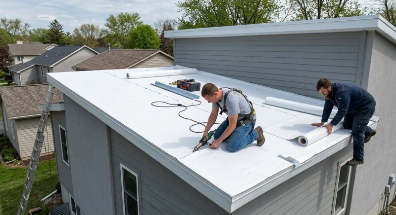 Single Ply Roof Installation in Mascot, VA