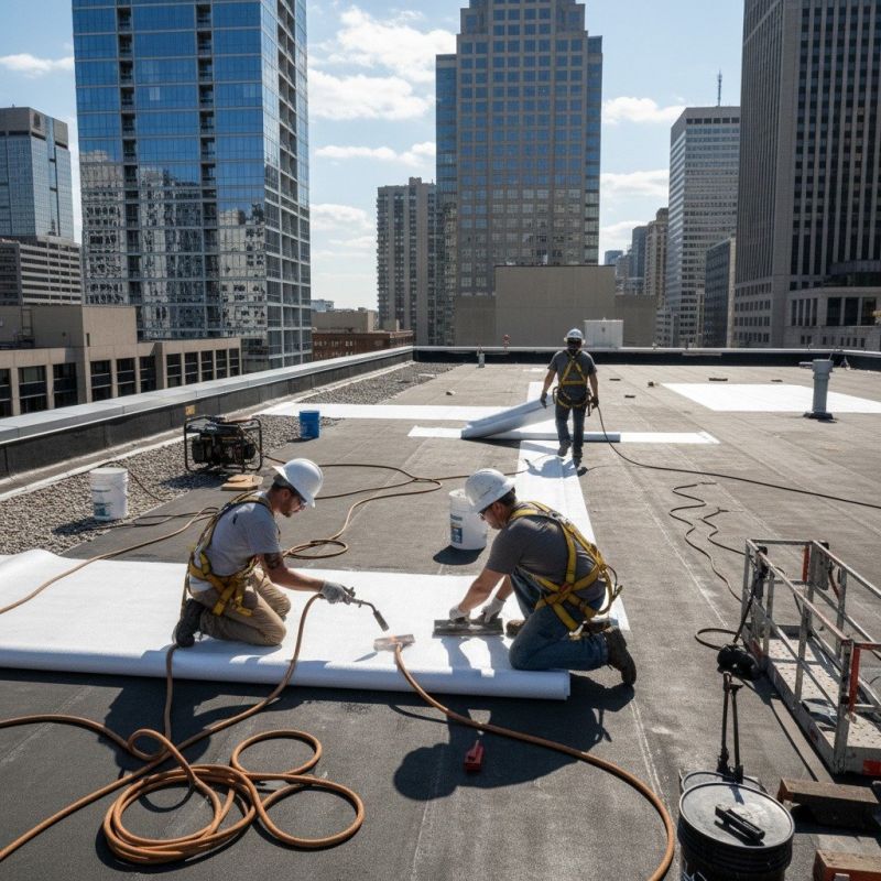 Single Ply Roof Repair in Toano, VA