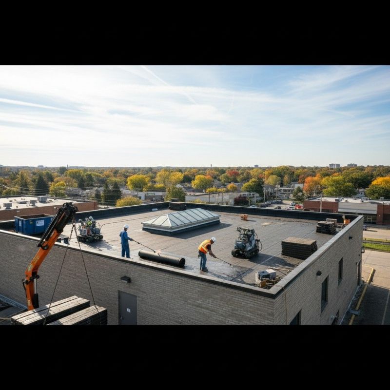 Single Ply Roof Replacement in Lancaster, VA